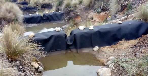 Mantenimiento de diques de control.